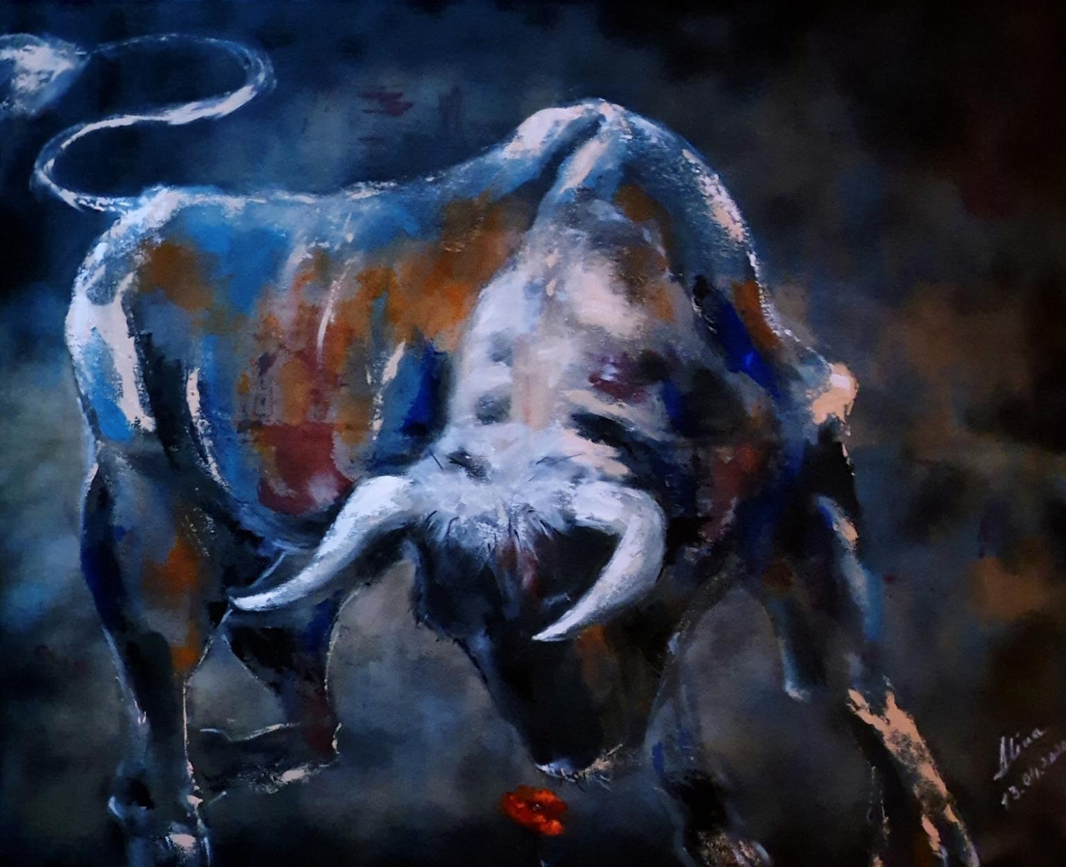ArteDiAlina.com painting: strength and beauty